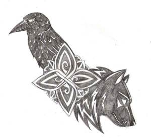 http://navina.deviantart.com/art/Wolf-and-Raven-Tattoo-103016640